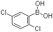 结构式 CAS# 135145-90-3, 2,5-二氯苯硼酸