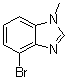 结构式 CAS# 1353679-63-6, 4-溴-1-甲基-1H-苯并咪唑