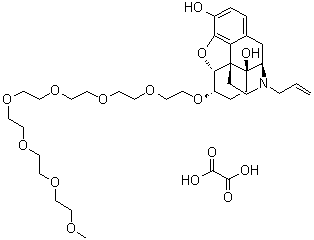 结构式 CAS# 1354744-91-4, Naloxegol oxalate