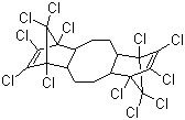 结构式 CAS# 13560-89-9, 易来灭 DK-15; 双(六氯环戊二烯)环辛烷; DRCP