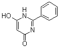 结构式 CAS# 13566-71-7, 6-氧代-4-羟基-2-苯基-3,6-二氢嘧啶