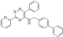 结构式 CAS# 1357171-62-0, N-([1,1'-联苯]-4-基甲基)-6-苯基-3-(2-吡啶基)-1,2,4-三嗪-5-胺