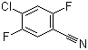 结构式 CAS# 135748-35-5, 4-氯-2,5-二氟苯腈