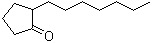结构式 CAS# 137-03-1, 2-庚基环戊酮
