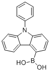 结构式 CAS# 1370555-65-9, (9-苯基-9H-咔唑-4-基)硼酸