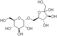 结构式 CAS# 13718-94-0, 帕拉金糖; 6-O-alpha-D-吡喃葡萄糖基-D-呋喃果糖