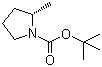 结构式 CAS# 137496-71-0, (S)-1-叔丁氧羰基-2-甲基吡咯烷