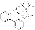 结构式 CAS# 1375325-71-5, 氯[(三叔丁基膦)-2'-氨基联苯-2-基]钯(II)