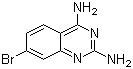 结构式 CAS# 137553-43-6, 7-溴-2,4-二氨基喹唑啉