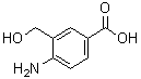 结构式 CAS# 1378955-81-7, 4-氨基-3-(羟基甲基)苯甲酸