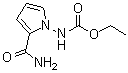 结构式 CAS# 1379337-32-2, N-[2-(氨基羰基)-1H-吡咯-1-基]氨基甲酸乙酯