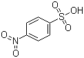 结构式 CAS# 138-42-1, 4-硝基苯磺酸; 对硝基苯磺酸
