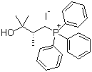 structure of CAS# 138079-59-1, [(2R)-3-Hydroxy-2,3-dimethylbutyl]triphenylphosphonium iodide;(3-Hydroxy-2,3-dimethylbutyl)triphenylphosphoniumiodide