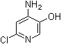 structure of CAS# 138084-65-8, 4-Amino-6-chloro-3-pyridinol