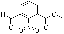 结构式 CAS# 138229-59-1, 3-甲酰基-2-硝基苯甲酸甲酯