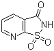 结构式 CAS# 138417-40-0, 异噻唑并[5,4-b]吡啶-3(2H)-酮 1,1-二氧化物