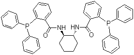 structure of CAS# 138517-61-0, (1R,2R)-(+)-N,N'-Bis(2-diphenylphosphinobenzoyl)-1,2-diaminocyclohexane;(R,R)-DACH-phenyl Trost Ligand