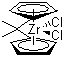 结构式 CAS# 138533-79-6, 异丙亚基双(环戊二烯)二氯化锆
