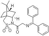 structure of CAS# 138566-17-3, (-)-N-(Diphenylmethylene)glycinyl-(2R)-bornane-10,2-sultam