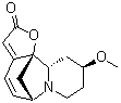 structure of CAS# 13861-71-7, Securitinine;(6S,10S,11aS,11bS)-9,10,11,11a-Tetrahydro-10-methoxy-8H-6,11b-methanofuro[2,3-c]pyrido[1,2-a]azepin-2(6H)-one