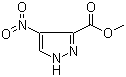 结构式 CAS# 138786-86-4, 4-硝基-1H-吡唑-3-甲酸甲酯