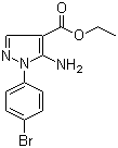 结构式 CAS# 138907-71-8, 5-氨基-1-(4-溴苯基)-1H-吡唑-4-羧酸乙酯