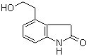 结构式 CAS# 139122-19-3, 1,3-二氢-4-(2-羟乙基)-2H-吲哚-2-酮