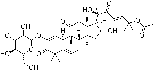 structure of CAS# 1398-78-3, alpha-Elaterin 2-D-glucopyranoside;Elaterinide; Gratiotoxin
