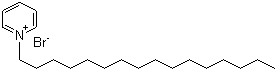 1-Hexadecylpyridinium bromide molecular structure (CAS 140-72-7)