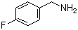 structure of CAS# 140-75-0, 4-Fluorobenzylamine;p-Fluorobenzylamine