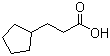 结构式 CAS# 140-77-2, 3-环戊基丙酸