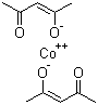 structure of CAS# 14024-48-7, Bis(acetylacetonato)cobalt;Cobalt(II) acetylacetonate; Cobalt(II) 2,4-pentanedionate