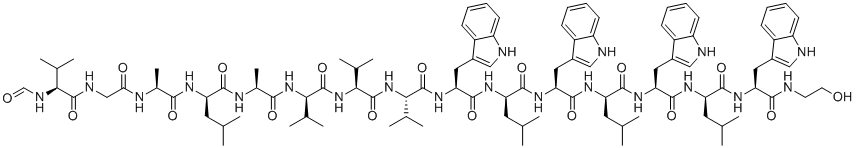 结构式 CAS# 1405-97-6, 短杆菌肽