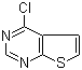 结构式 CAS# 14080-59-2, 4-氯噻吩并[2,3-d]嘧啶