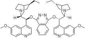 structure of CAS# 140853-10-7, Hydroquinidine 1,4-phthalazinediyl diether;(DHQD)2PHAL