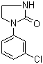 structure of CAS# 14088-98-3, 1-(3-Chlorophenyl)imidazolidin-2-one