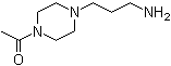 结构式 CAS# 141516-24-7, 4-乙酰基-1-哌嗪丙胺