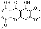 structure of CAS# 1415795-50-4, Angustin A;1,8-Dihydroxy-2,3,5-trimethoxy-9H-xanthen-9-one