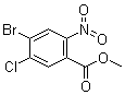 结构式 CAS# 1416374-90-7, 4-溴-5-氯-2-硝基苯甲酸甲酯