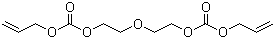 Diallyl 2,2'-oxydiethyl dicarbonate molecular structure (CAS 142-22-3)