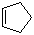 structure of CAS# 142-29-0, Cyclopentene