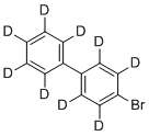 structure of CAS# 142475-00-1, 4'-Bromo-1,1'-biphenyl-2,2',3,3',4,5,5',6,6'-d9;1-bromo-2,3,5,6-tetradeuterio-4-(2,3,4,5,6-pentadeuteriophenyl)benzene