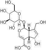 结构式 CAS# 14259-55-3, 去乙酰基车叶草苷酸