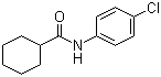 structure of CAS# 142810-49-9, N-(4-Chlorophenyl)cyclohexanecarboxamide