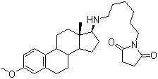 structure of CAS# 142878-12-4, U-73343;1-[6-([17beta-3-Methoxyestra-1,3,5(10)-trien-17-yl]amino)hexyl]-2,5-pyrrolidinedione