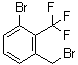 structure of CAS# 1428940-11-7, 1-Bromo-3-(bromomethyl)-2-(trifluoromethyl)benzene