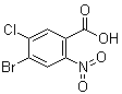 structure of CAS# 1437795-19-1, 4-Bromo-5-chloro-2-nitrobenzoic acid