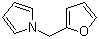 结构式 CAS# 1438-94-4, 1-糠基吡咯; 1-(2-呋喃基甲基)-1H-吡咯