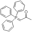 structure of CAS# 1439-36-7, 1-(Triphenylphosphoranylidene)acetone;1-(Triphenylphosphoranylidene)-2-propanone