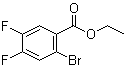 结构式 CAS# 144267-97-0, 2-溴-4,5-二氟苯甲酸乙酯